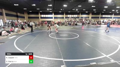 165 lbs Quarterfinal - Katelyn Capper, Takedown Industries vs Daniela Sierra, Iron Addicts