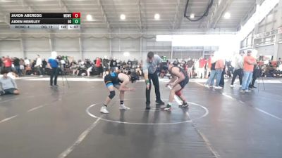 120 lbs Round 7 (8 Team) - Jaxon Aberegg, Wrecking Crew WC vs Aiden Hensley, Ohio Gold