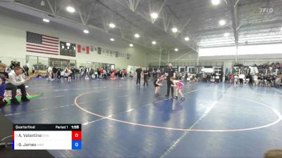 70 lbs Quarterfinal - Brynlee James, Agon Academy Wrestling vs Aiden Valentine, Evanston Elite Wrestling
