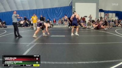 175 lbs Round 4 (8 Team) - Liam Dillon, Jackson HS vs Andrew Barford, CP Wrestling