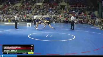 170 lbs Quarterfinal - Nickolas Dossenko, Harvey/Wells County vs Anton Carruth, Ellendale/Edegely/Kulm