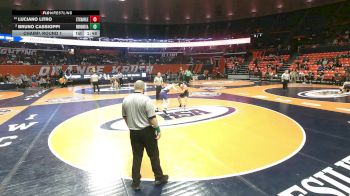 3A 165 lbs Champ. Round 1 - Luciano Litro, St. Charles (East) vs Bruno Cassioppi, Rockton (Hononegah)