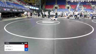 144 lbs Rnd Of 16 - Wyatt Fry, PA vs Dimitri Kizer, OK