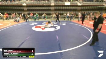 82 lbs Quarterfinal - Beckham Jacobs, Lander USA Wrestling vs Kaice Ruby, Touch Of Gold Wrestling Club
