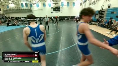 120 lbs Round 3 (3 Team) - Dylan Bjorneboe, Fossil Ridge vs Cody Tanner, Broomfield