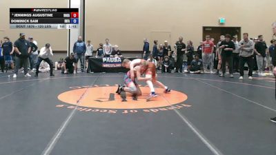 120 lbs Cons. Sub-semis - Jennings Augustine, Bad Karma vs Dominick Sam, Iron Faith