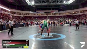 5A 215 lbs Quarterfinal - Orlando Molina, Albuquerque vs Kash Alley, Las Cruces