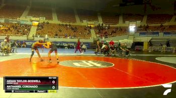 D2-120 lbs Cons. Round 1 - Nathaniel Coronado, Vista Grande vs Aidian Taylor-Boswell, Desert Edge