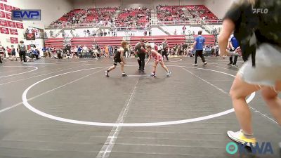 64 lbs Round Of 16 - Paisley Schroerlucke, Blaine County Grapplers vs Kash Hall, Tecumseh Youth Wrestling