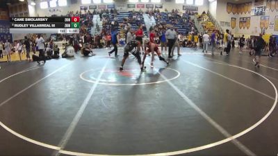 138 lbs Quarterfinal - Cane Smolarsky, Camden County Outsiders vs Rudley Villarreal Iii, Westside WC