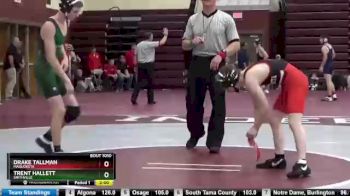 113 lbs Cons. Round 1 - Drake Tallman, Maquoketa vs Trent Hallett, Smithville