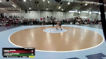 113 lbs Cons. Round 2 - Lance Alexander, Thunderridge vs Aidan Simons, Monarch