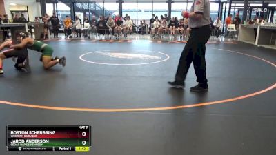 JV-17 lbs Round 2 - Boston Scherbring, Western Dubuque vs Jarod Anderson, Cedar Rapids Kennedy