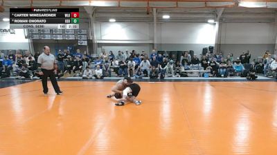 174 lbs Cons. Semi - Carter Winegardner, West Liberty vs Roman Onorato, Glenville State