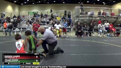 75 lbs Quarterfinal - Tevari Mason, Peer Pressure Elite vs Hudson Juarez, ARES Wrestling