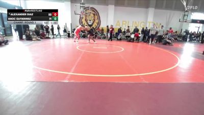 215 lbs Champ. Round 1 - Alexander Diaz, Indio vs Enoc Gutierrez, Paloma Valley