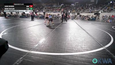 75 lbs Round Of 32 - Jude Rivers, Barnsdall Youth Wrestling vs Zeke Taylor, Team Guthrie Wrestling