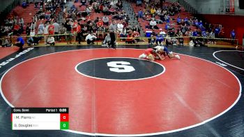 107 lbs Cons. Semi - Michael Pierro, North Catholic vs Geoffrey Douglas, Bethlehem Center Hs