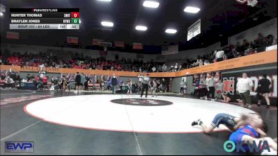 64 lbs Consi Of 4 - Hunter Thomas, Smith Wrestling Academy vs Braylen Jones, Newcastle Youth Wrestling