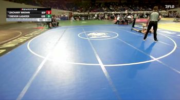 2A/1A Boys 157 1st Place Match - Zachary Brown, Heppner Boys vs Trevor Lasater, Gold Beach Boys