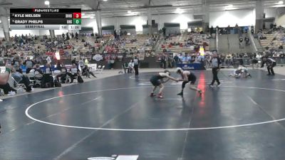 A 126 lbs Semifinal - Grady Phelps, Upperman High School vs Kyle Nielsen, Spring Hill High School