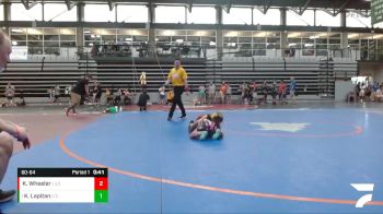 60-64 lbs Round 4 - Kaylee Lapitan, Dwight vs Kennedy (boog) Wheeler, Contenders Wrestling Academy