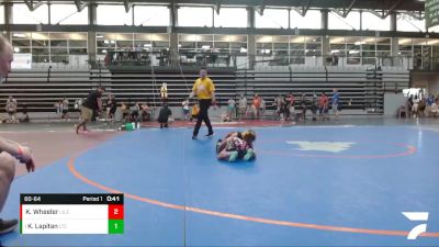 60-64 lbs Round 4 - Kaylee Lapitan, Dwight vs Kennedy (boog) Wheeler, Contenders Wrestling Academy