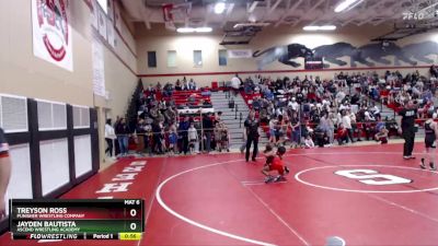 63 lbs Quarterfinal - Jayden Bautista, Ascend Wrestling Academy vs Treyson Ross, Punisher Wrestling Company