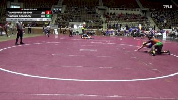 5A 215 lbs Quarterfinal - Jakourian Gibson, Leflore Magnet High School vs Joshua Robinson, Valley High School