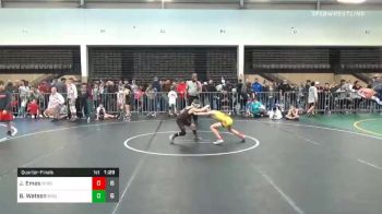 61 lbs Quarterfinal - John Emes, Bergen Area Dragons ES vs Brady Watson, Buxton Elite ES