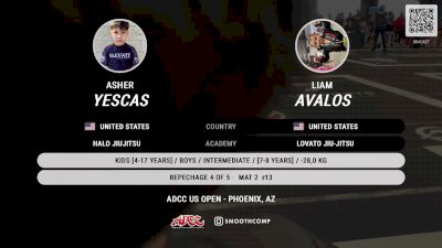 Asher Yescas vs Liam Avalos 2024 ADCC Phoenix Open