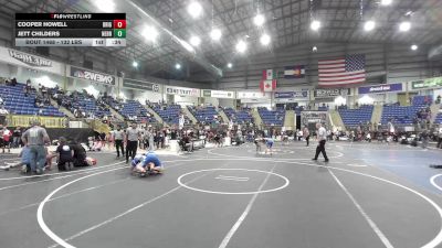 132 lbs Consolation - Cooper Howell, Brighton WC vs Jett Childers, Nebraska Elite