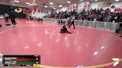 100 lbs Champ. Round 1 - Naomi Frias, Glendora vs Ashley Lam, Santiago Corona