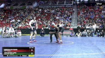 3A-215 lbs Semifinal - Dreshaun Ross, Fort Dodge vs Vincenzo Lima, Iowa City, Liberty