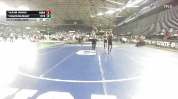 Boys 3A 120 lbs Cons. Semi - Cameron Grant, Everett vs Alexis Lujano, Hermiston