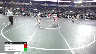 163 lbs Semifinal - Austin Callies, Mountain Home Flyers vs Gabe Zimmerer, The Community
