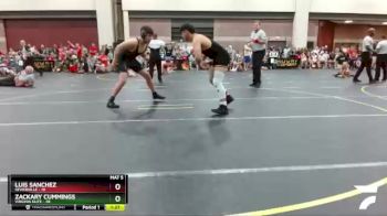 167 lbs Quarterfinal - Zackary Cummings, Virginia Elite vs Luis Sanchez, Sevierville