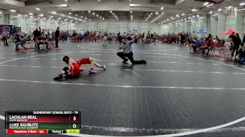 70 lbs Quarterfinal - Luke Baublitz, Mayfield Mat Academy vs Lachlan Beal, MAYO QUANCHI