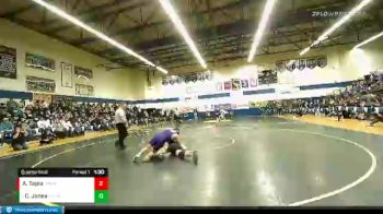 170 lbs Quarterfinal - Corbyn Jones, South Umpqua vs Alex Tapia, Warrenton