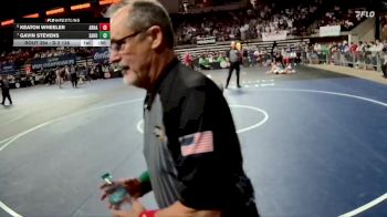 D 2 138 lbs Cons. Round 5 - Gavin Stevens, Sam Houston vs Keaton Wheeler, Archbishop Hannan