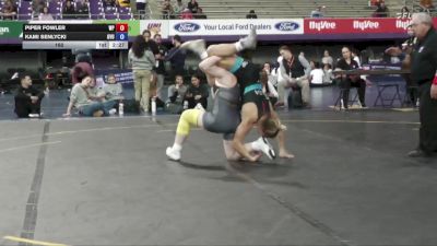 160 lbs Placement Matches (16 Team) - Piper Fowler, William Penn vs Kami Senlycki, Grand View