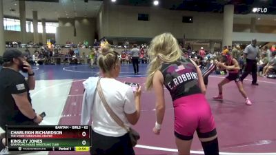 62 lbs Round 1 - Charleigh Richardson, The Storm Wrestling Center vs Kinsley Jones, Grappling House Wrestling Club