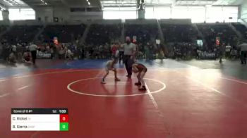 57 lbs Consi Of 8 #1 - Cato Rickel, Team Aggression vs Brandon Sierra, Canyon Springs