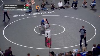 1st Place Match - Karson Vessells, West Central vs Beckett Rehorst, Brandon Valley