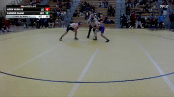 141 lbs Cons. Round 1 - Parker Kamm, UW-Eau Claire vs Aden Vargus, Joliet Junior College