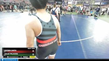 220 lbs Quarterfinal - Cesar Palacios, ID vs Hayden Smith, IN