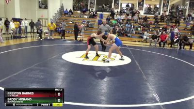 146 lbs Cons. Round 2 - Brody Morand, Beauregard HS vs Preston Barnes, T. R. Miller