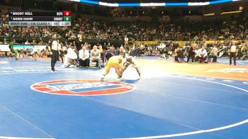 138 Class 4 lbs 1st Place Match - Aiden Hahn, Farmington vs Brody Kell, North Point