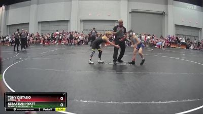 70 lbs Semis (4 Team) - Tony Distasio, Gotcha vs Sebastian Hyatt, Pedraza Wrestling