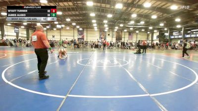 132 lbs Consi Of 64 #1 - Wyatt Turner, ND vs James Algeo, NH